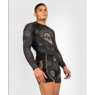 Рашгард - Venum Santa Muerte Dark Side - Rashguard Long Sleeves - Black/Brown​